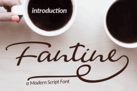 Fantine-free Font