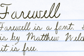 Farewell Font