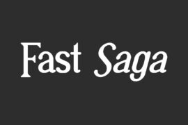 Fast Saga Demo Font Family