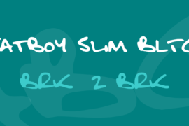 Fatboy Slim BLTC Font Family