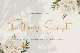 Fathony Script Font