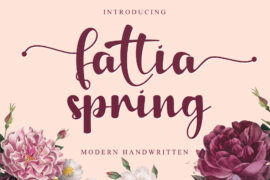 Fattia Spring – PERSONAL USE Font Family