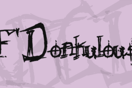 F’Donkulous Font