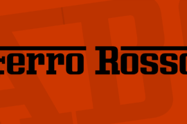 Ferro Rosso Font