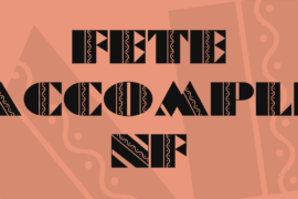 Fete Accompli NF Font