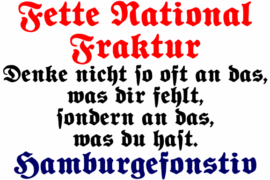 Fette National Fraktur Font