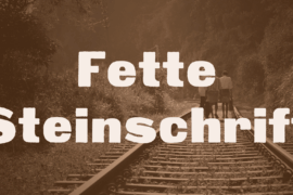 Fette Steinschrift Font