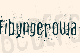 Fibyngerowa Font