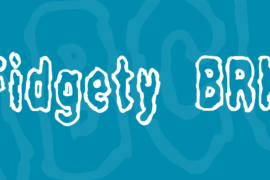 Fidgety BRK Font