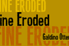 Fine Eroded Font