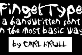 Finger Type Font