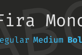 Fira Mono Font Family