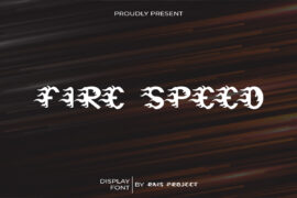 Fire Speed Demo Font Family