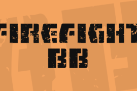 FireFight BB Font