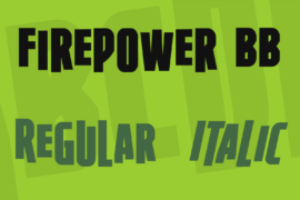 Firepower BB Font Family