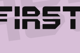 First Font