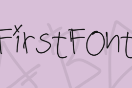 FirstFont Font