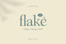 Flake Font