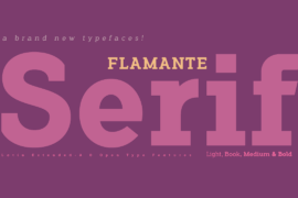 Flamante Serif Font Family