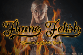 Flame Fetish Font