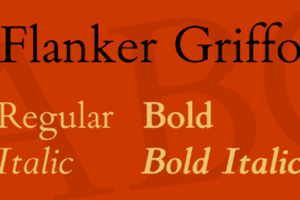 Flanker Griffo Font Family