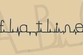 flatline Font
