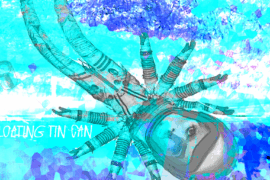 Floating tin can Font