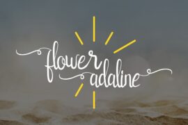 Flower Adaline DEMO Font