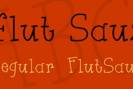 flut Saus Font Family