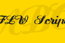 FLW Script Font