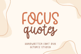 Focus Quotes Font Family