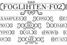 FoglihtenFr02 Font