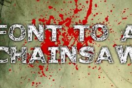 Font to a Chainsaw Font