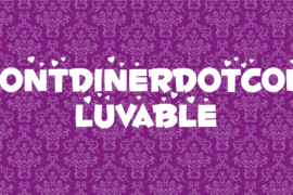 Fontdinerdotcom Luvable Font