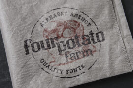 four potatoes farm Font