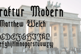 Fraktur Modern Font