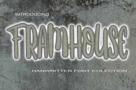 FRAMHOUSE Font