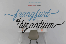 frangfurt of bizantium Font