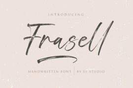 Frasell – Personal Use Font