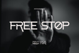 Free Stop Demo Font