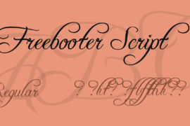 Freebooter Script Font Family