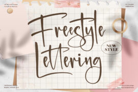Freestyle Lettering Font Family