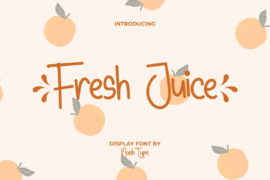 Fresh Juice Demo Font