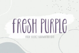 Fresh Purple Font