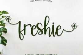 Freshie – Personal Use Font