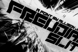 Freudian Slit Font