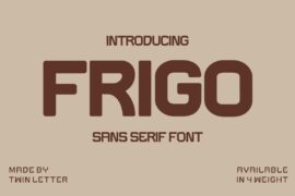 FRIGO Font Family