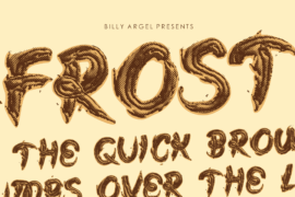 FROSTING BW PERSONAL USE Font
