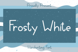 FrostyWhite Font