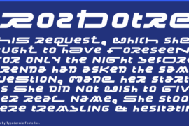 Frozdotre Font